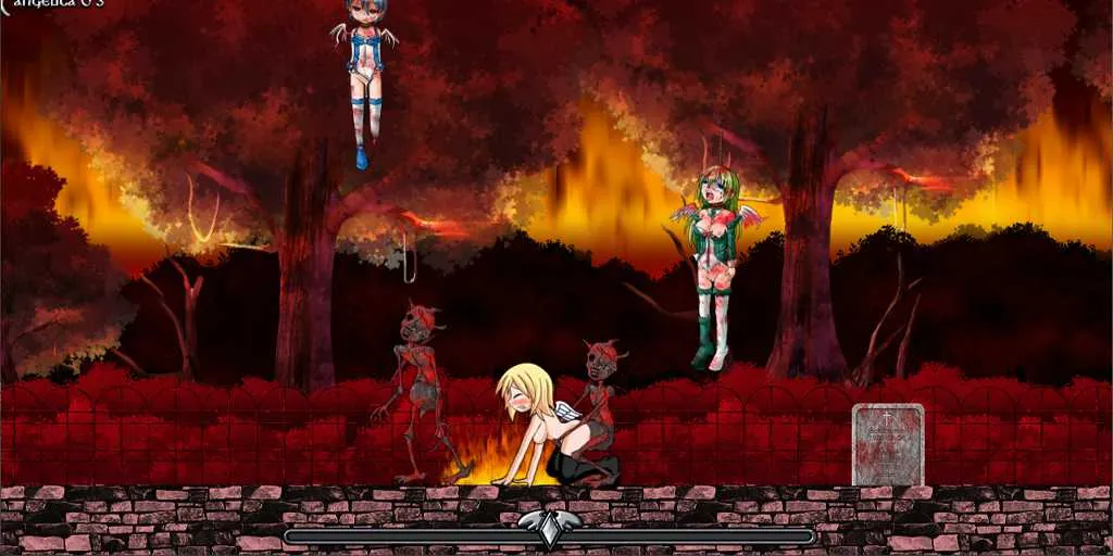 图片[4]-DepraviA ～戦乙女アンジェリカが酷い目にあう横スクロールハードコアリョナアクション～ PC版绅士游戏